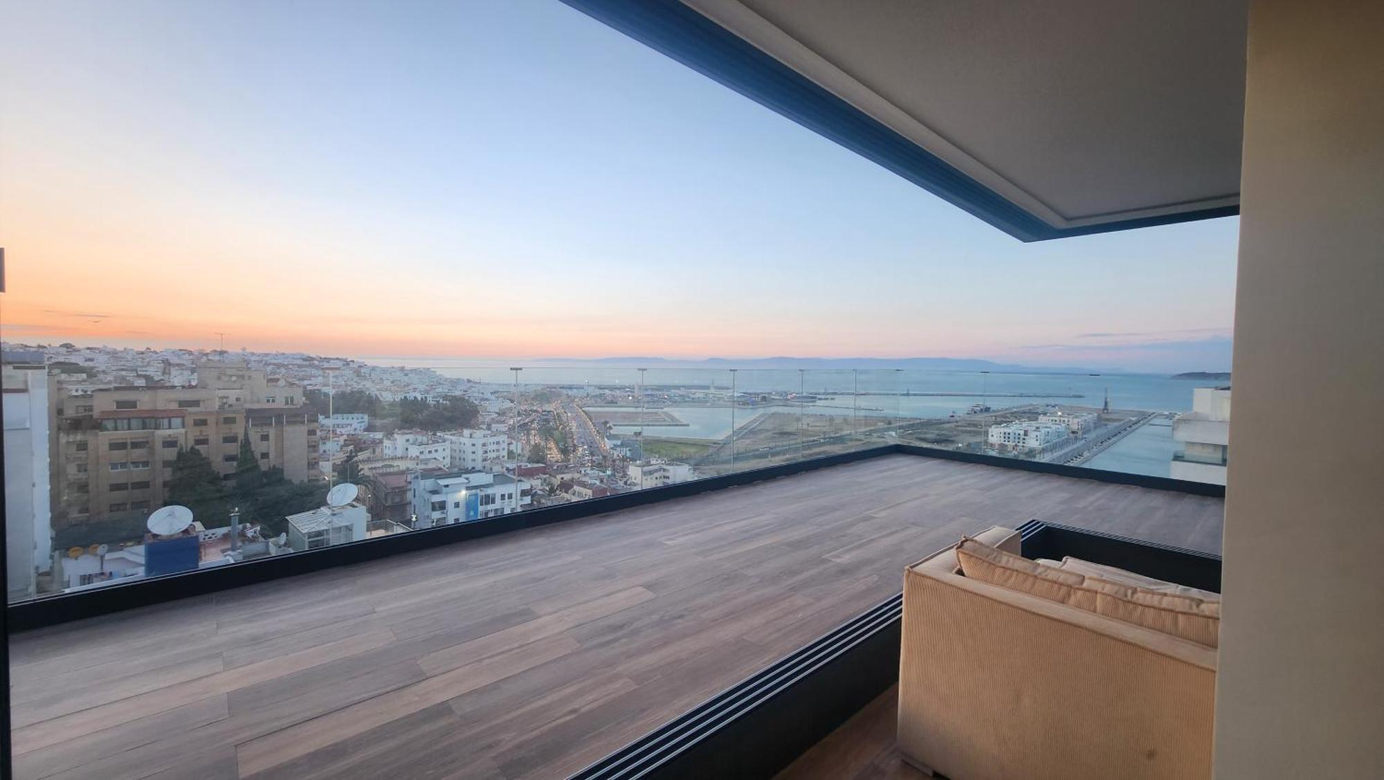 Magnifique Penthouse 160M2 Terrasse 90M2 Vue Mer Tanger Exterior foto