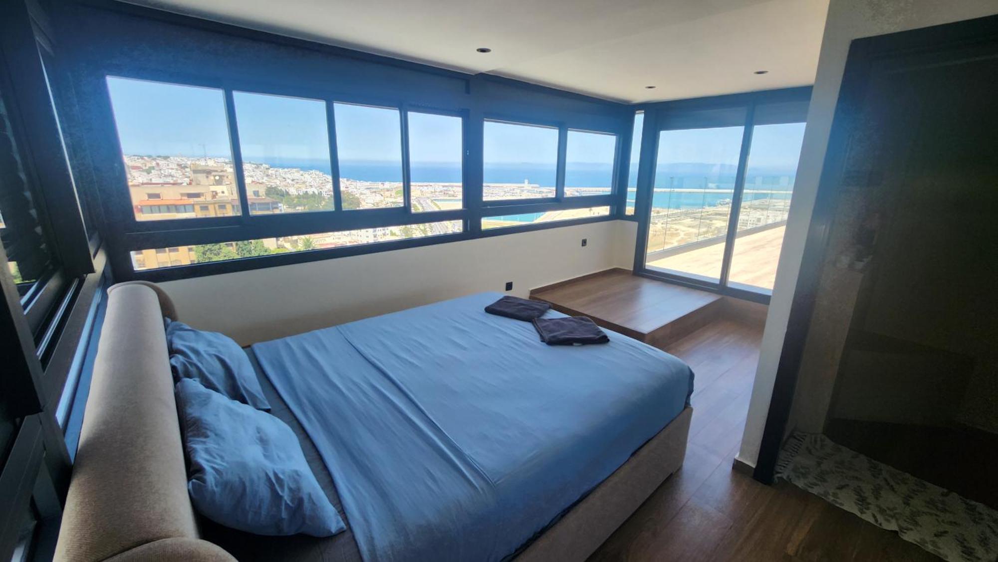 Magnifique Penthouse 160M2 Terrasse 90M2 Vue Mer Tanger Exterior foto