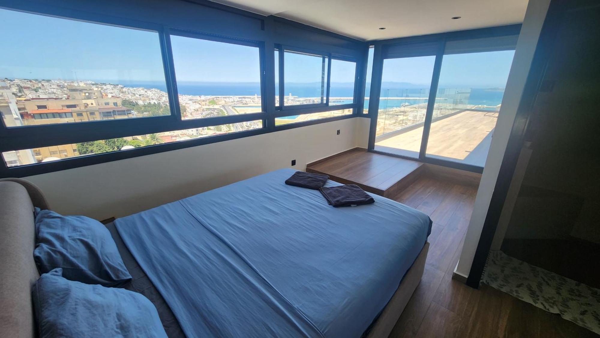 Magnifique Penthouse 160M2 Terrasse 90M2 Vue Mer Tanger Exterior foto